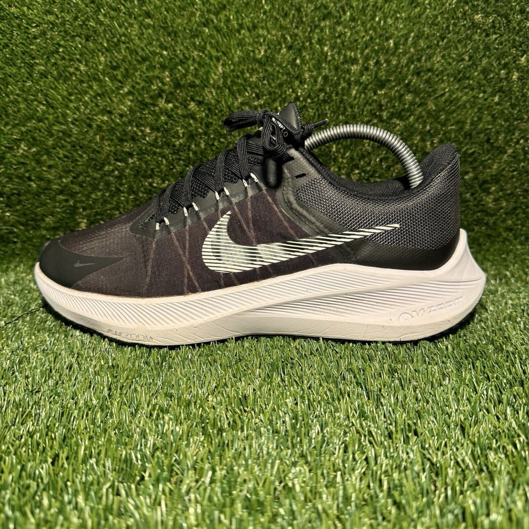 Size 10 - Nike Zoom Winflo 8 Black White Women's