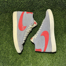 Load image into Gallery viewer, Size 8.5 - Nike Blazer Mid ‘77 Suede Snake Skin Grey/Red Women’s Athletic Sneake
