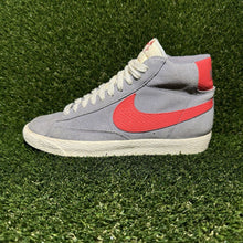 Load image into Gallery viewer, Size 8.5 - Nike Blazer Mid ‘77 Suede Snake Skin Grey/Red Women’s Athletic Sneake
