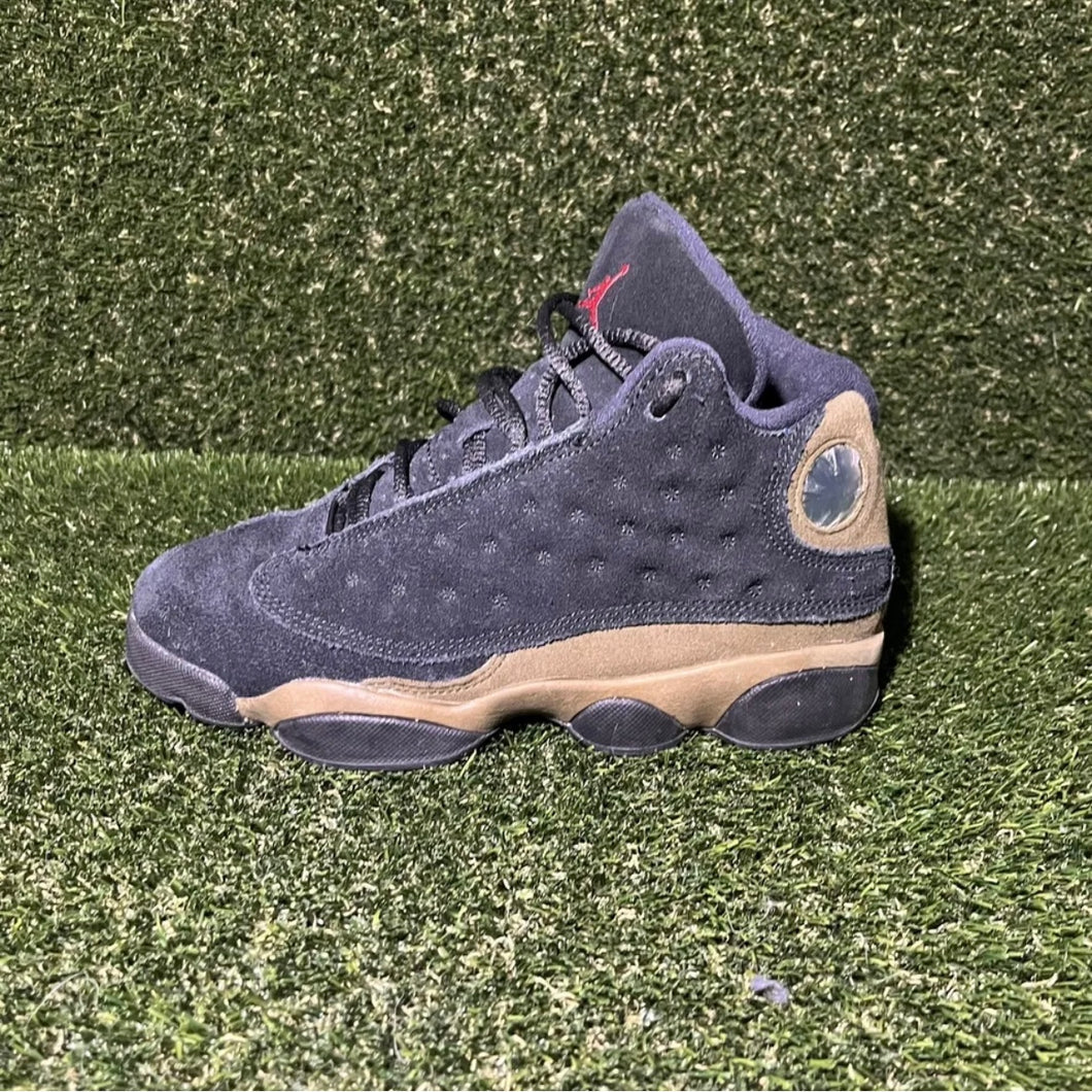 Kids Size 4 (GS) - Jordan 13 Retro Mid Olive