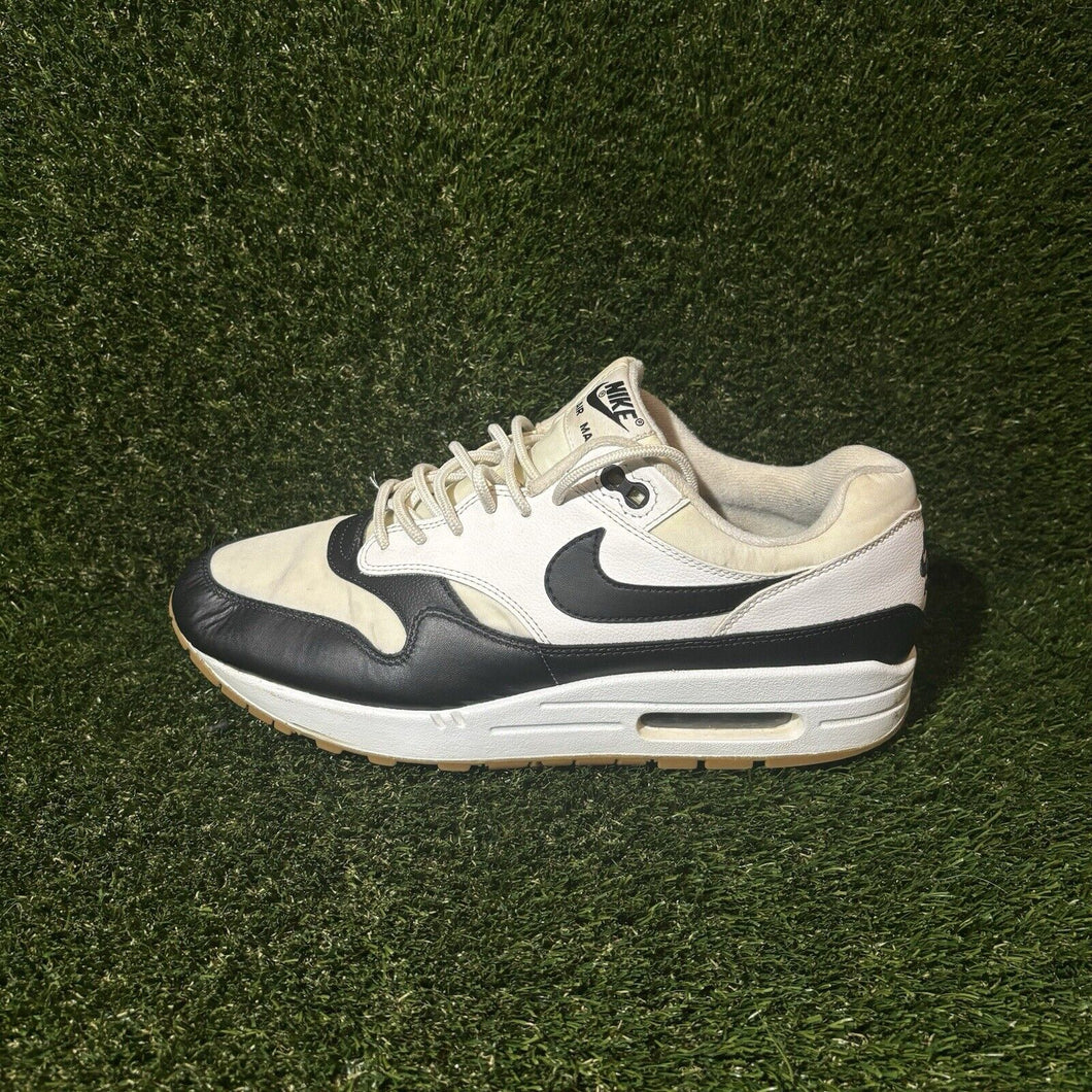 Size 10 - Nike Air Max 1 White Black Gum