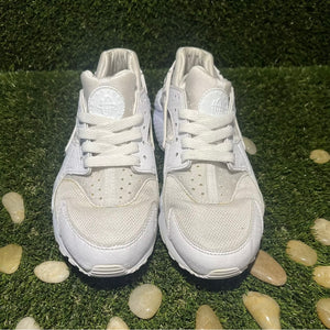 Kids Size 4 (GS) - Nike Huarache Run Low White Pure Platinum