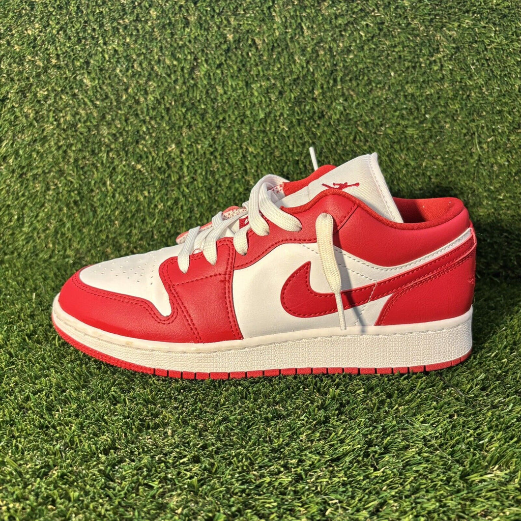 Size 6.5 (GS) - Kids Jordan 1 Low Gym Red - 553560-611