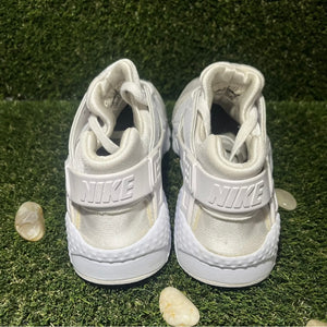 Kids Size 4 (GS) - Nike Huarache Run Low White Pure Platinum