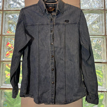 Load image into Gallery viewer, Harley Davidson Buttoned up Jean Jacket/Tee
