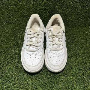 Size 12 (PS) - Nike Force 1 LE Low Triple White Kids