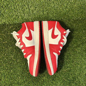 Size 6.5 (GS) - Kids Jordan 1 Low Gym Red - 553560-611