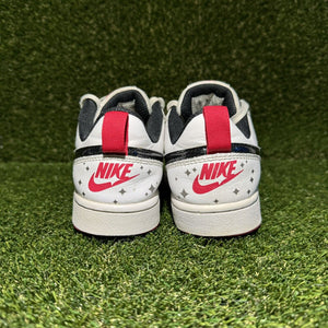 Size 3.5 (GS) - Kids Nike Court Borough 2 SE Low White Very Berry