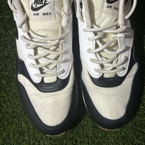 Size 10 - Nike Air Max 1 White Black Gum