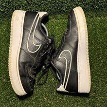 Load image into Gallery viewer, Size 10 - Nike Air Force 1 &#39;07 Embroidered Swoosh - Black
