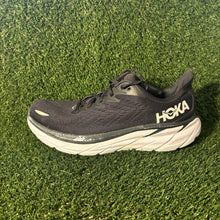 Load image into Gallery viewer, Size 9.5 D- Hoka One One Clifton 8 Wide Black White Women’s
